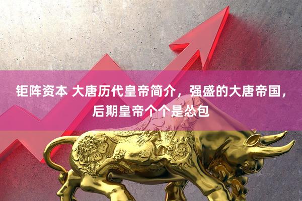 钜阵资本 大唐历代皇帝简介，强盛的大唐帝国，后期皇帝个个是怂包